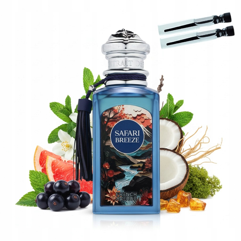 Perfumy French Avenue Safari Breeze 100ml 2 Próbki