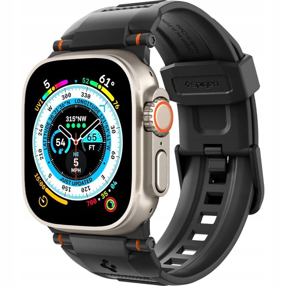 Športový remienok pre Apple Watch 49/46/45/44mm, Spigen Rugged Ultra, elegantný