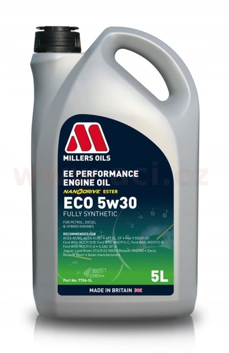Millers Oils Ee Performance Eco 5w30, plne syntetický, 5 l 77065