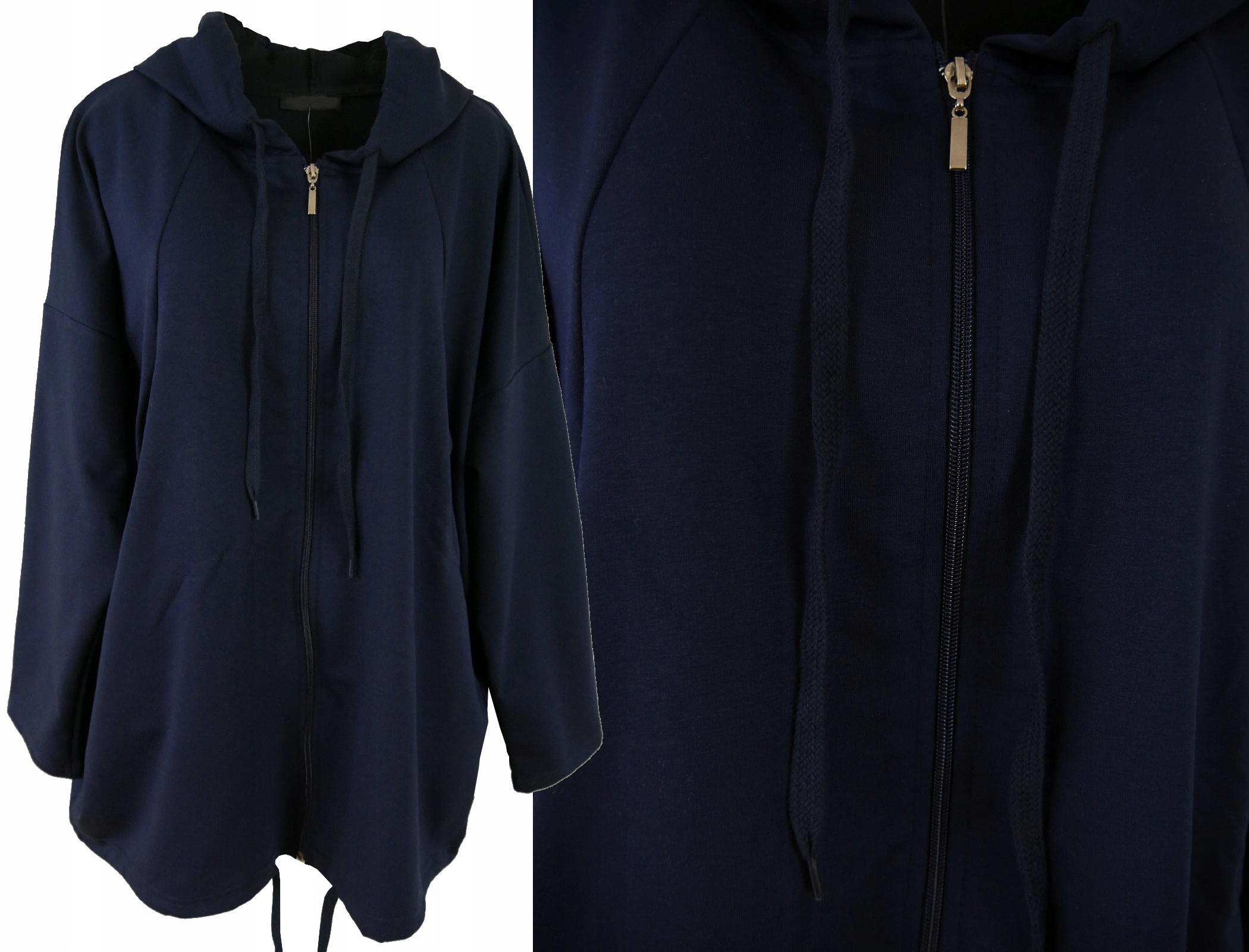 Bluza kaptur kieszenie ponad 140cm #maaxi# 8XL/56