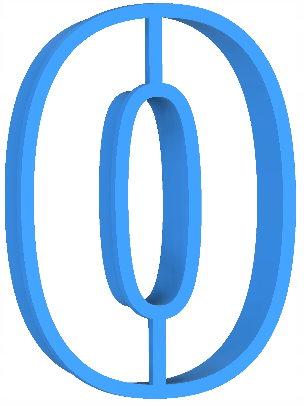 

Foremka wykrawacz do ciastek 8cm cyfra cyferka 0