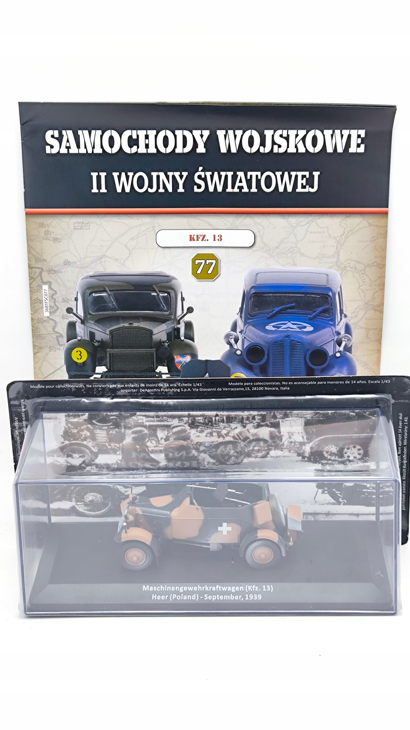 Auta 2WŚ Maschinengewehrkraftwagen (Kfz.13) 1939 1:43 DeAgostini