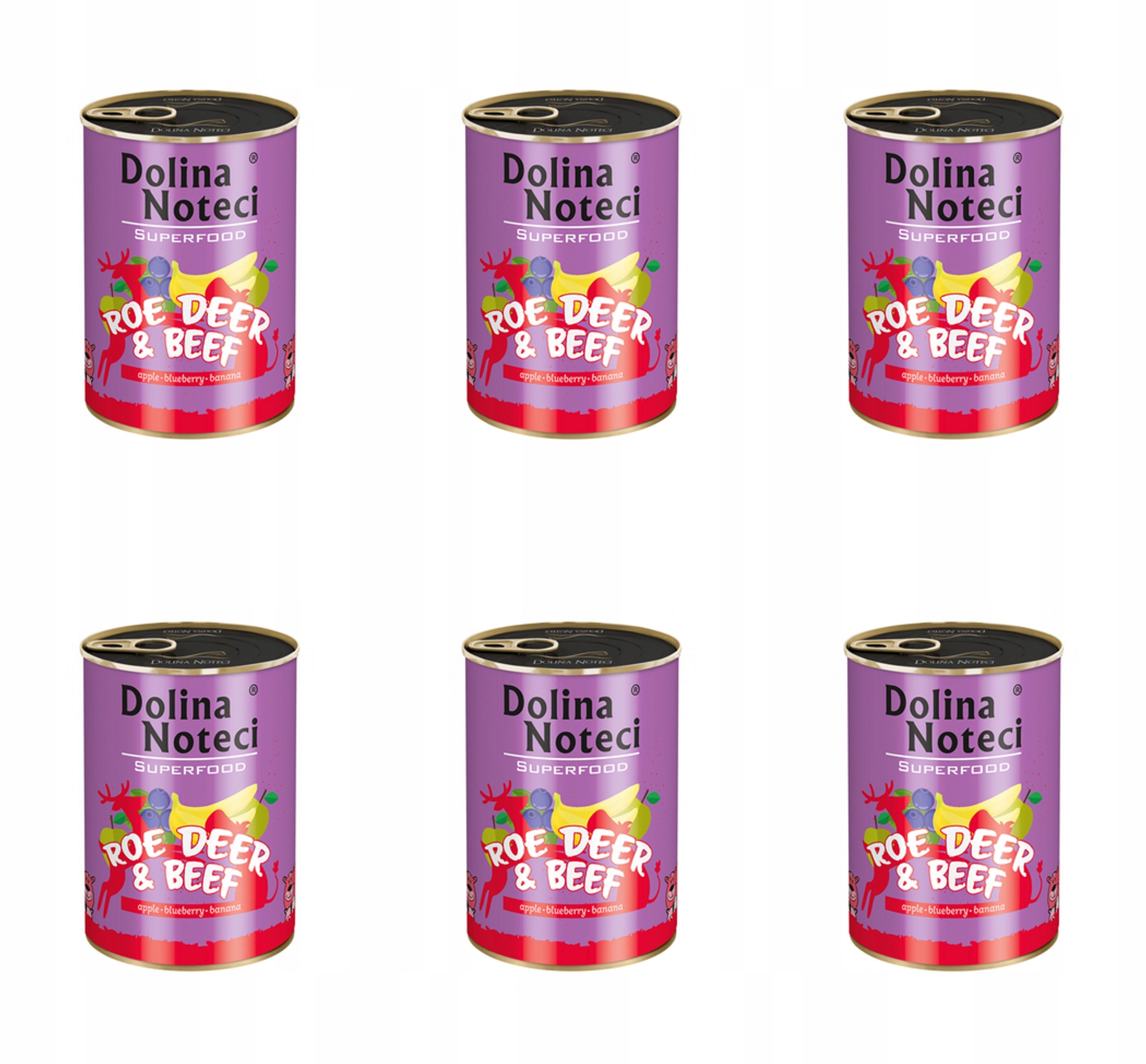 Dolina Noteci Superfood Srna a hovězí maso 400 g X6