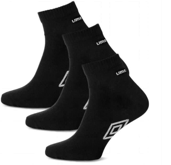 

Umbro Skarpetki zakostki Czarne 3-pak 43-46