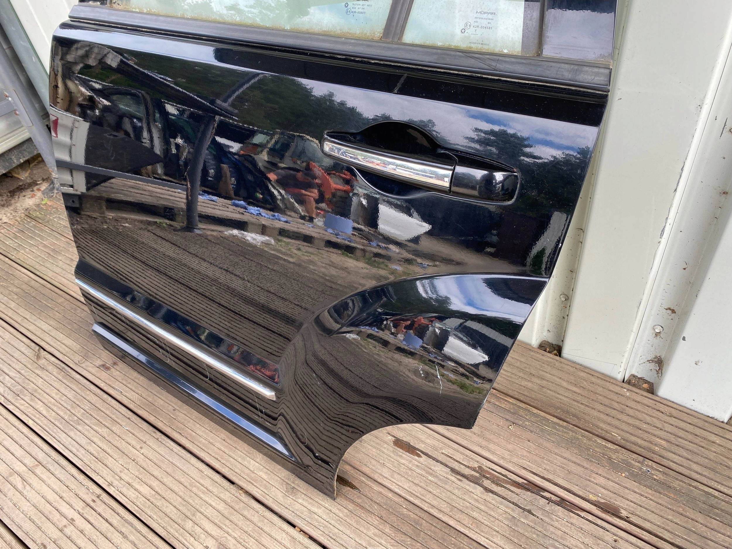 DODGE CALIBER complete door left rear part rear. PX8 black