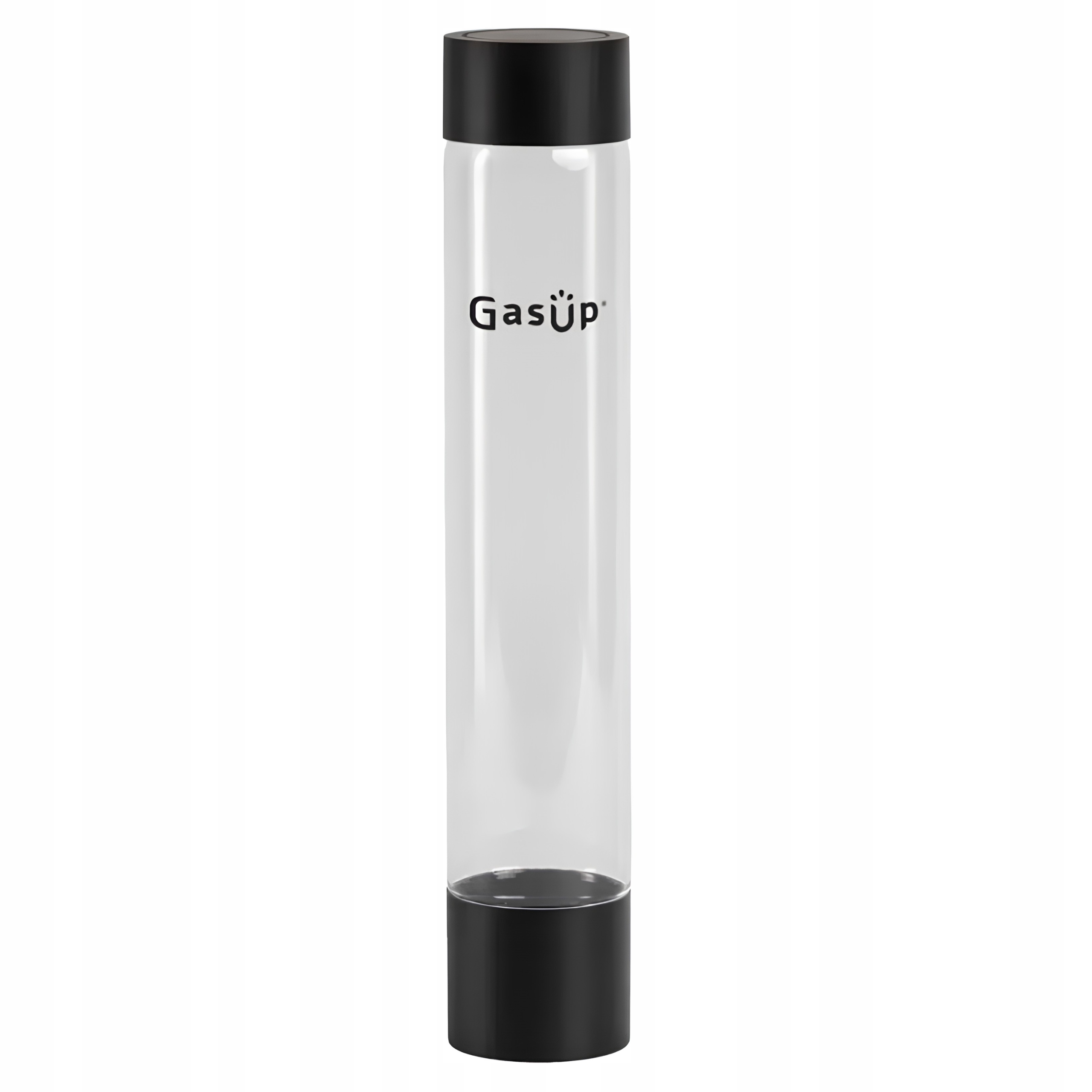 Butelka do Saturatora GasUp Tubo 800 ml Czarna, 1 sztuka, Pet