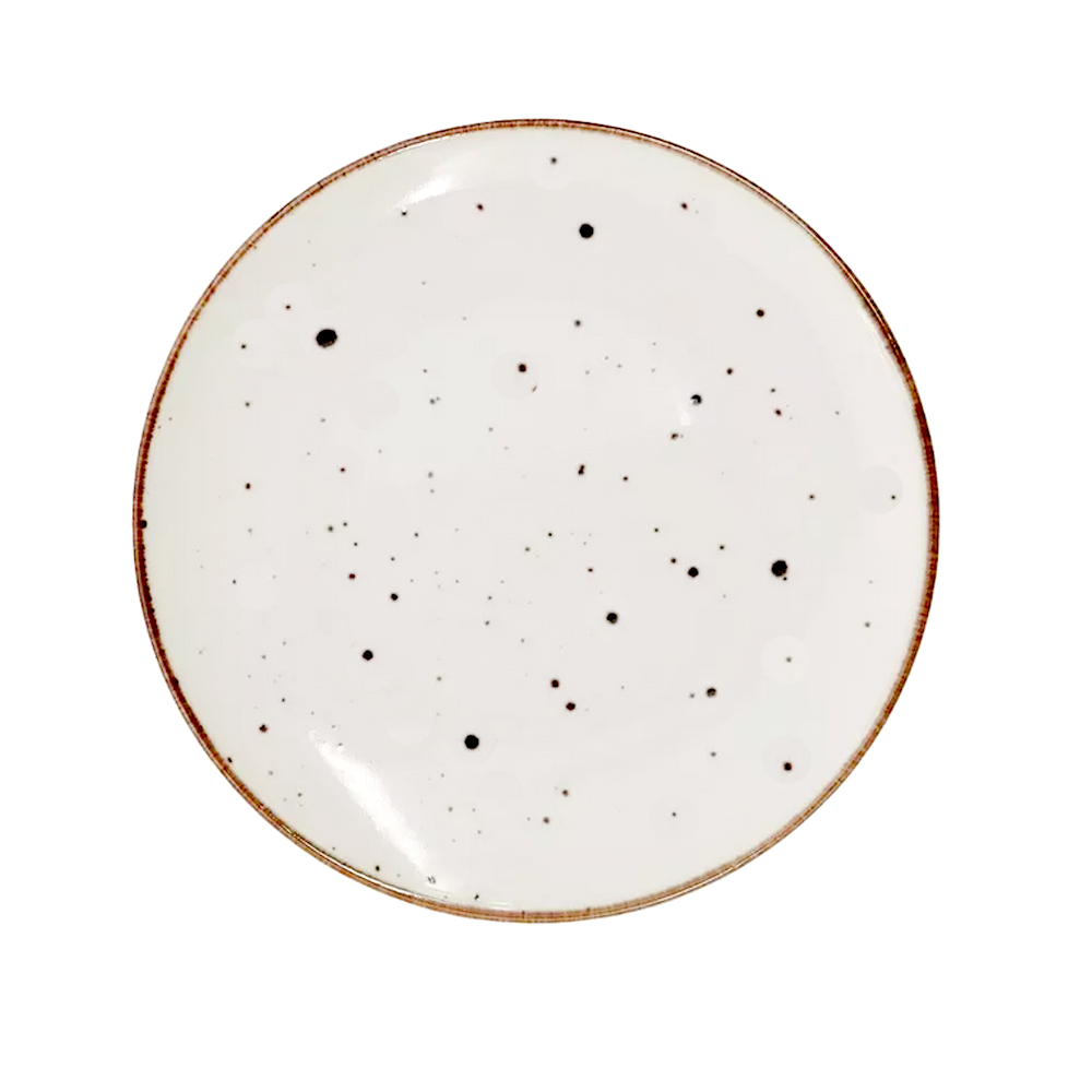 Talerz 17 cm deserowy Cottage White Bogucice