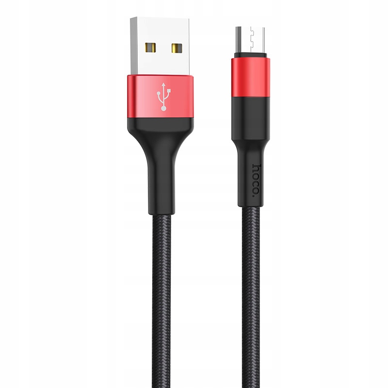 

Kabel Micro Usb Hoco sznurkowy nylonowy oplot 1m