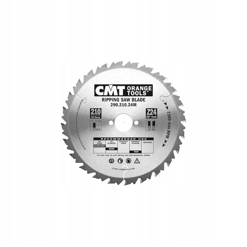 

Cmt piła tarczowa 160x16 Hm 24z 291.160.24H