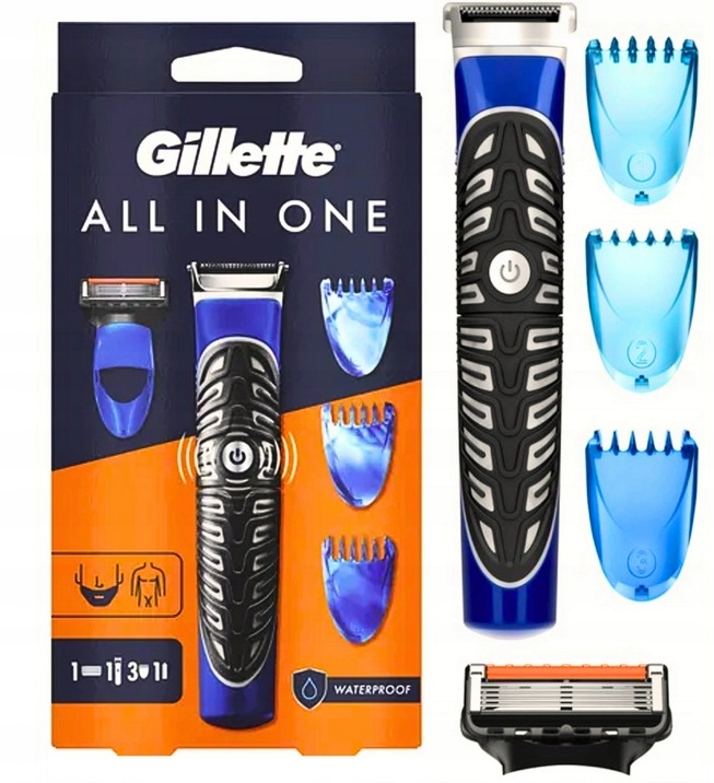 Maszynka Gillette Fusion ProGlide Styler 4w1 3 nakładki Oryginalna