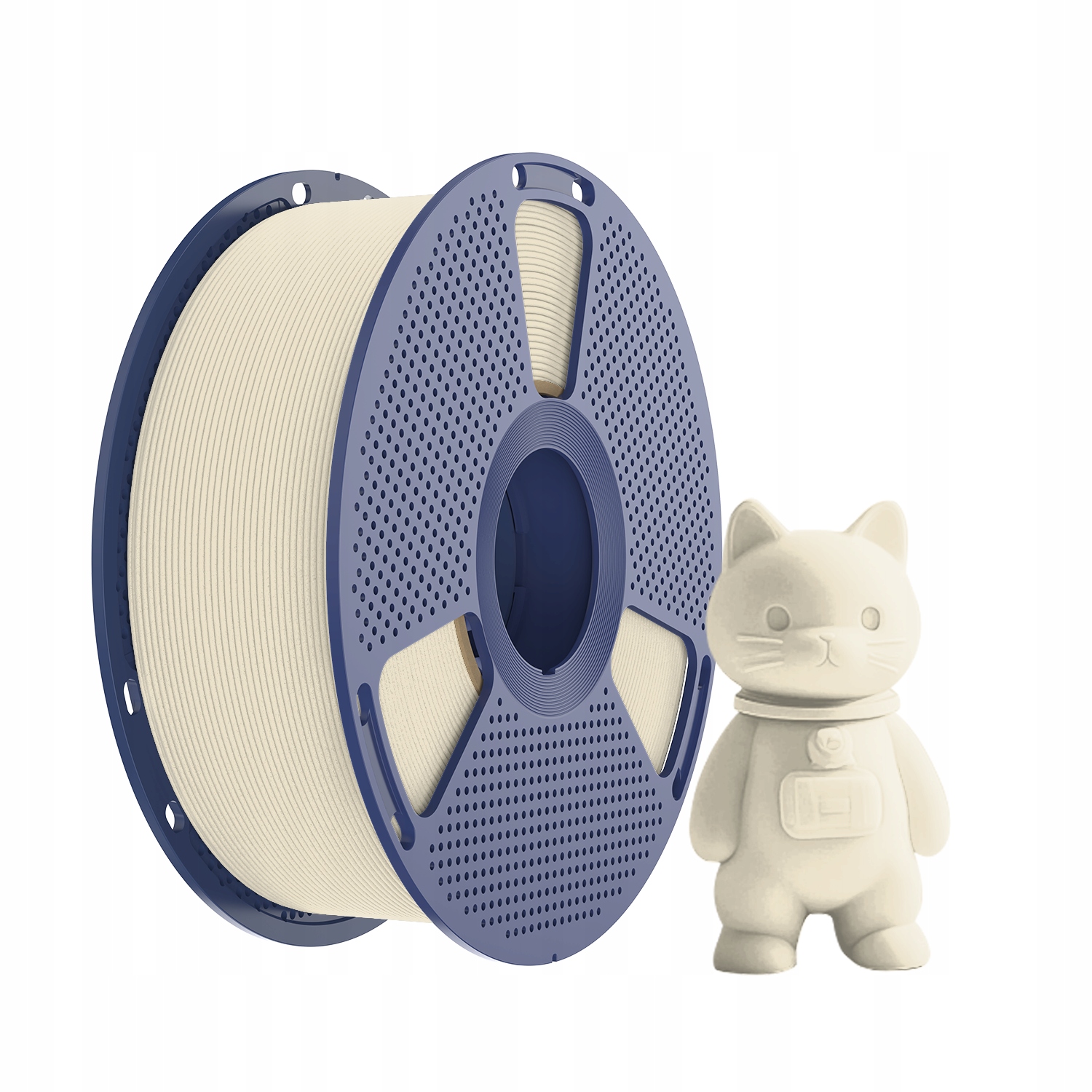 FILAMENT SUNLU PLA MATTE BONE WHITE BIAŁY KOŚĆ SŁONIOWA 1KG 1,75MM