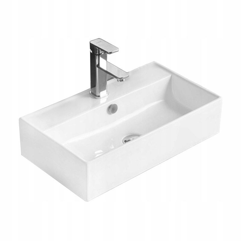 Mexen Alisa umyvadlo na desku 55 x 32 cm, Bílá