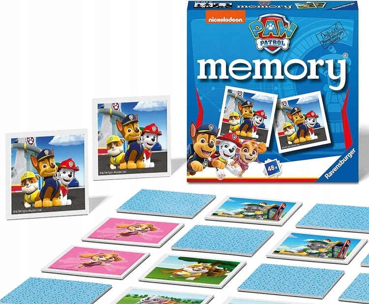 Ravensburger Gra pamięciowa memory memo memorki Psi Patrol 20742 EAN (GTIN) 4005556207428