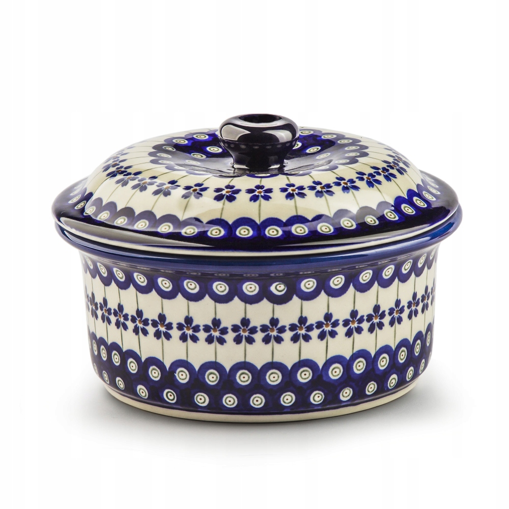 

Naczynie do zapiekania Bolesławiec 1,2 l dek. 166A