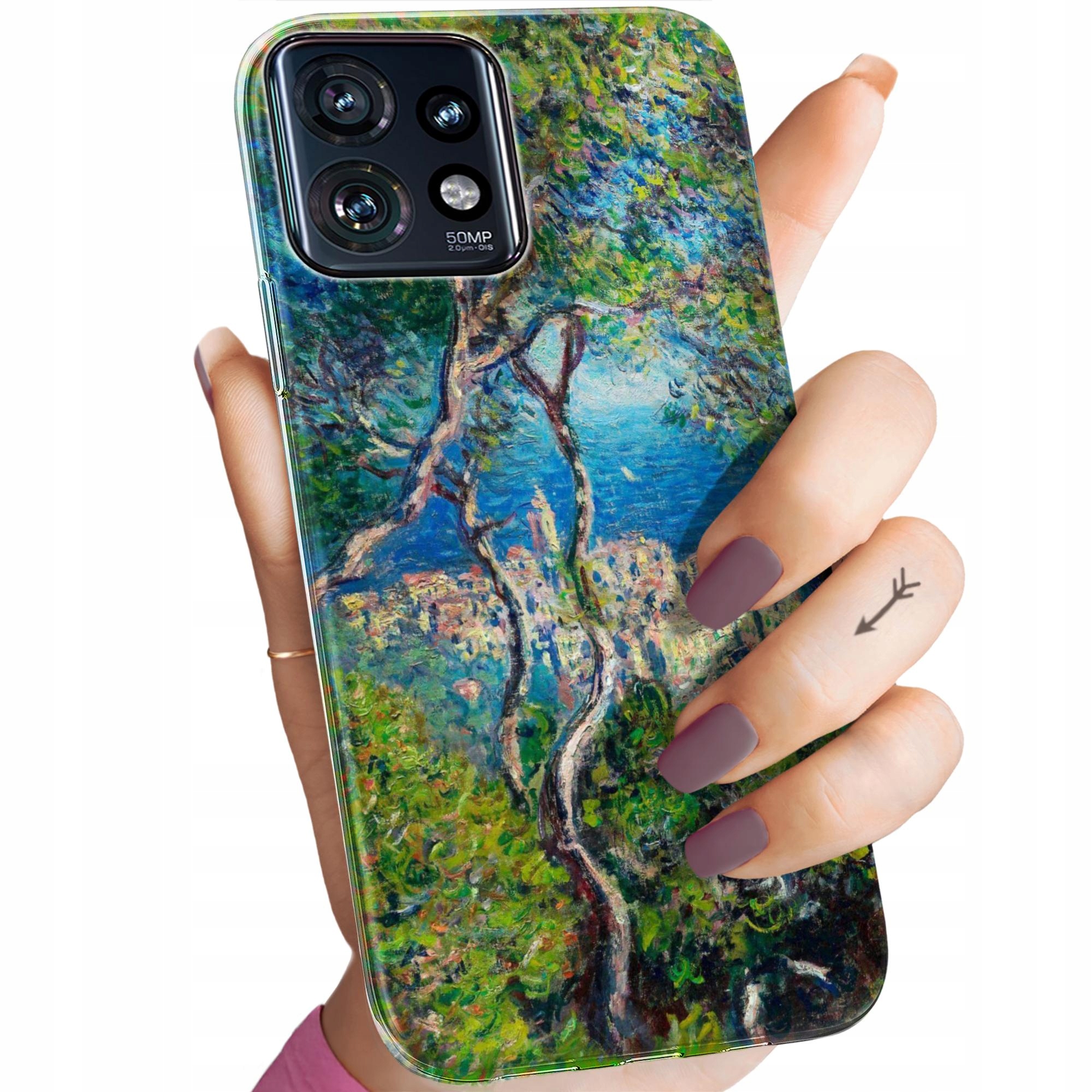 Etui Do Motorola Edge 40 Pro Claude Monet Obudowa Pokrowiec Case