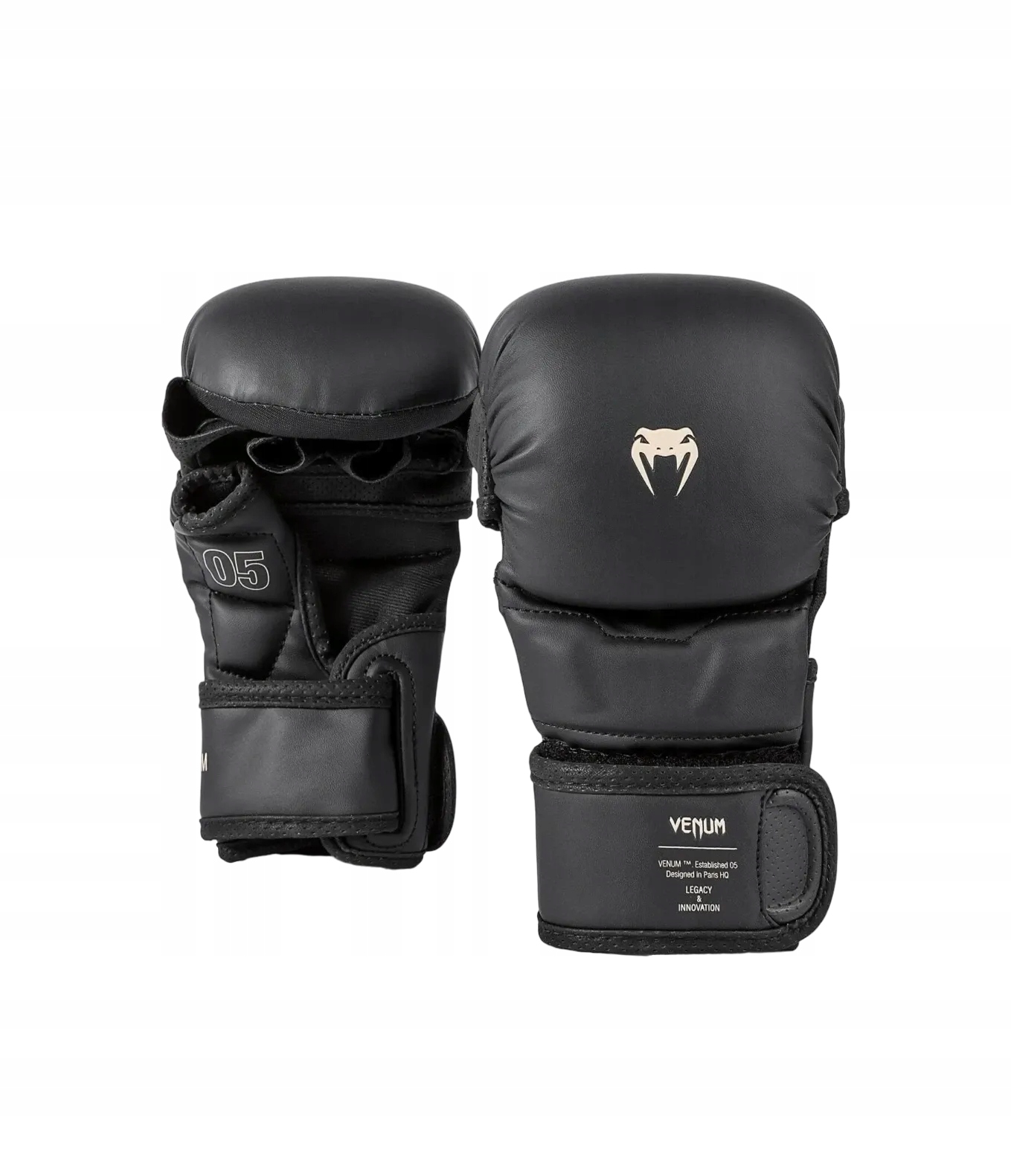 sparingové rukavice mma venum impact evo S Černé