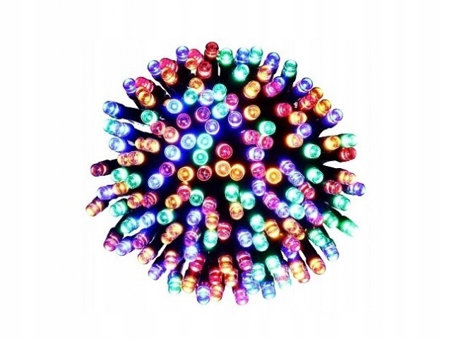 

Lampki 100 Led choinkowe 8m Multi 8 trybów