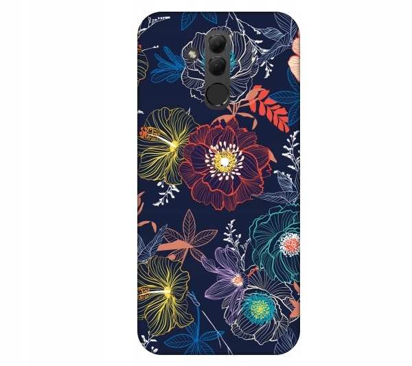 

Etui pokrowiec Huawei Mate 20 Lite Kwiaty floral