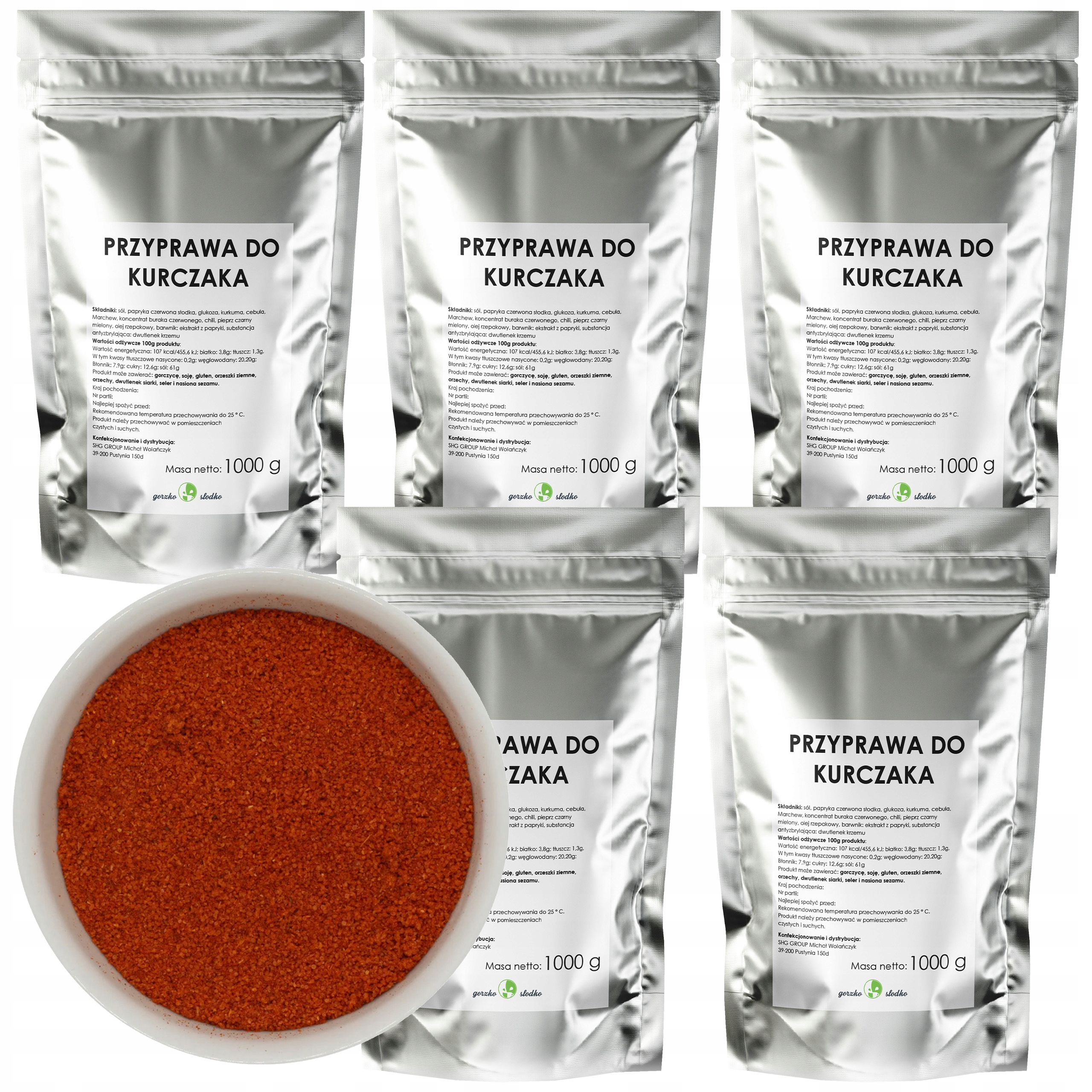 Przyprawa Do Kurczaka 5 kg Mieszanka przypraw do mięsa