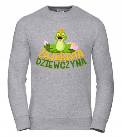 Dámská Mikina Awesome Girl 2XL šedá, Dárek Pro Ni