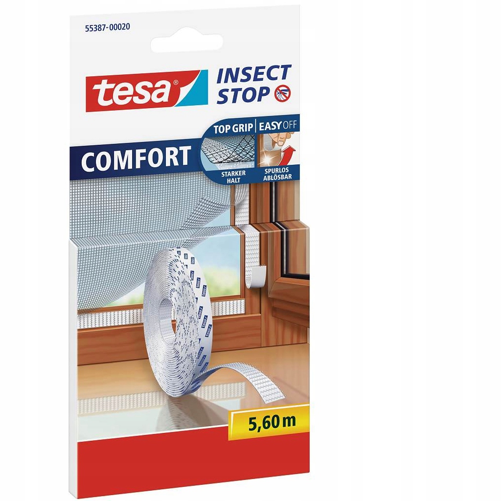 

Tesa Rzep do moskitiery 5,6m x 9mm Biały