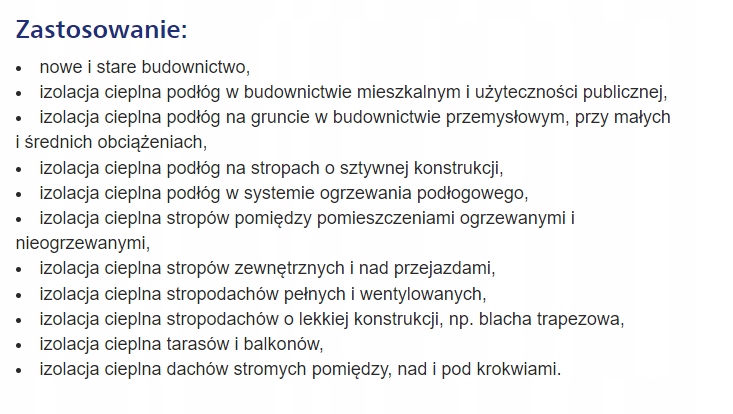 STYROPIAN SWISSPOR EPS 100 DACH PODŁOGA 4 CM Grubość 40 mm