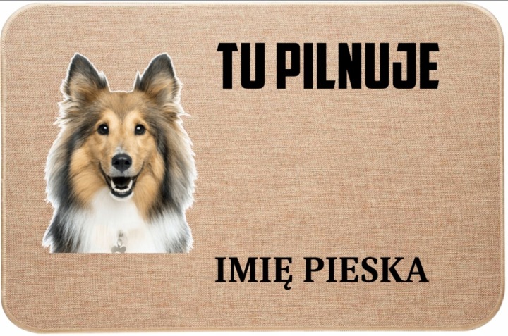Ľanová Rohožka Tu Stráži Meno Psíka Collie Lessie