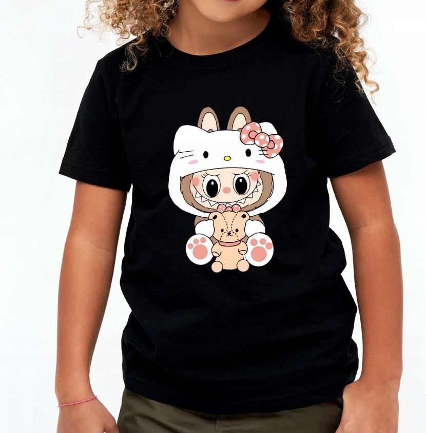 LABUBU TRIČKO PRÉMIOVÉ ČERNÉ 158