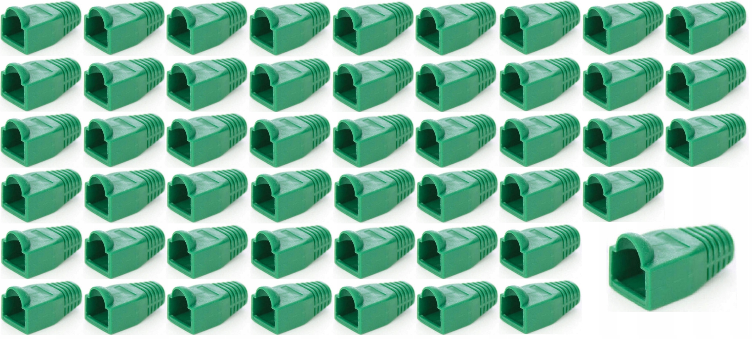 

Osłonka gumowa do wtyku RJ45 50 sztuk zielona