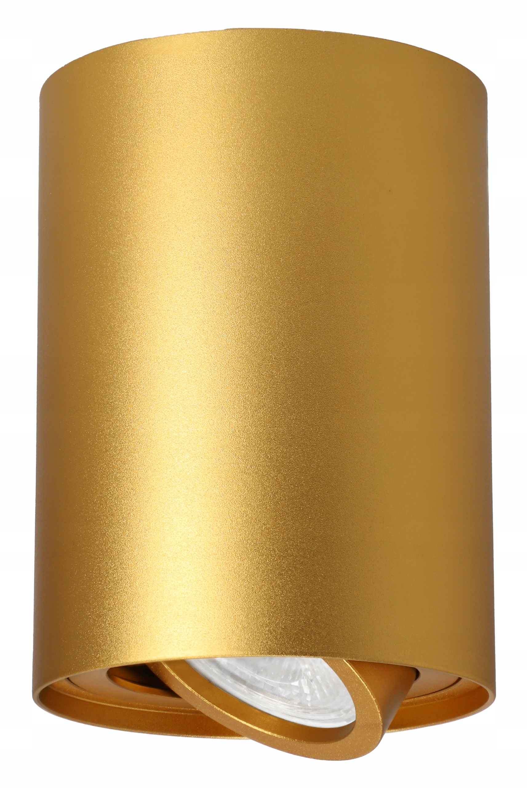 OPRAWA NATYNKOWA HALOGENOWA TUBA LED GU10 ZŁOTA