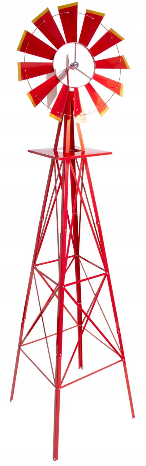 

Czerwony Wiatrak 245 CM Ogrodowy Us-style