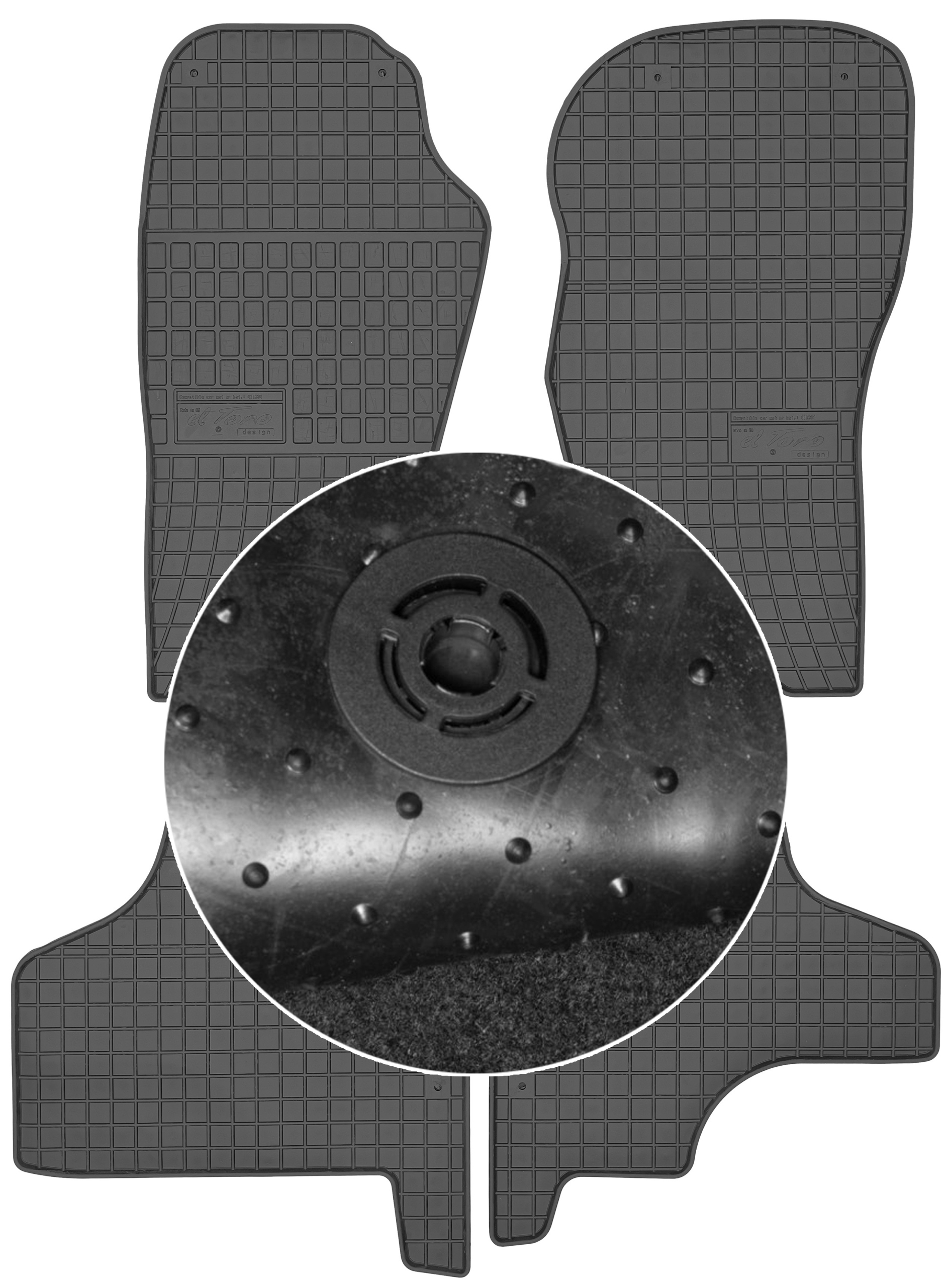 Jeep Liberty KK ВНЕДОРОЖНИК 2008-2012 Коврики резиновые