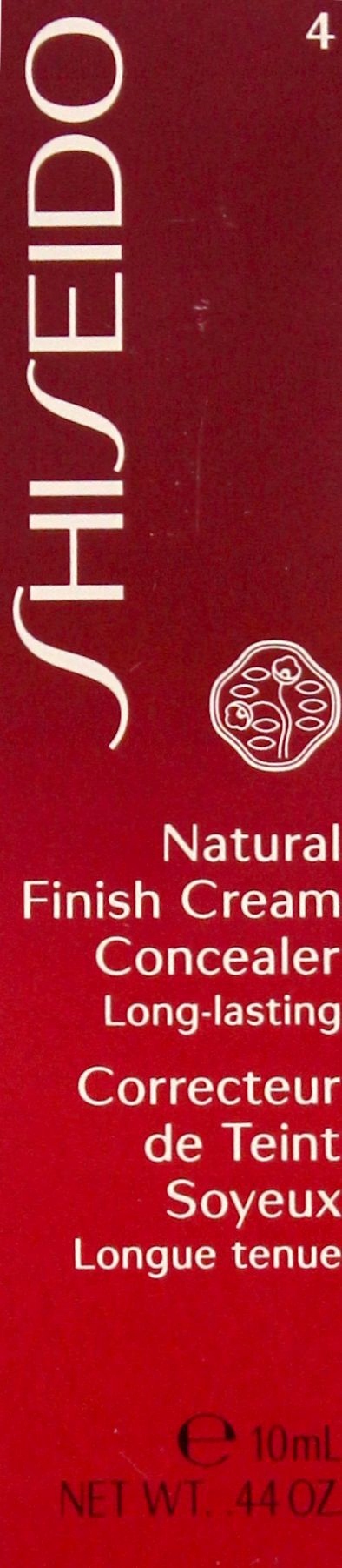 Shiseido Natural Finish Cream Concealer 4 Dark Krémový korektor