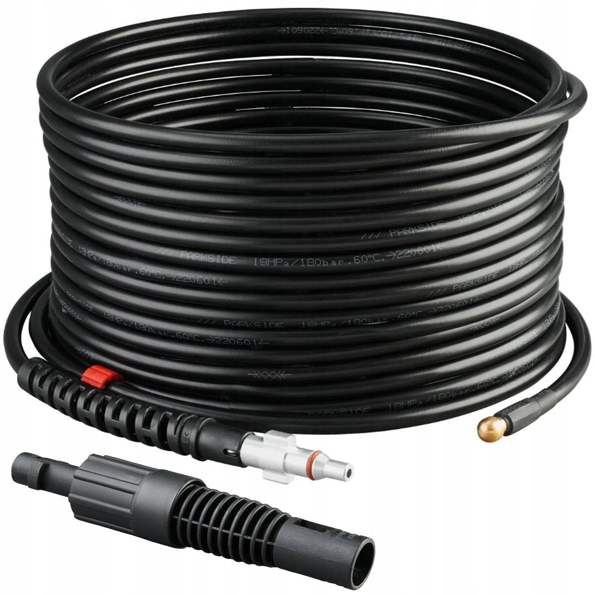 Parkside Zestaw do Czyszczenia Rur Prrs 15 A3 15m 150 bar Adapter