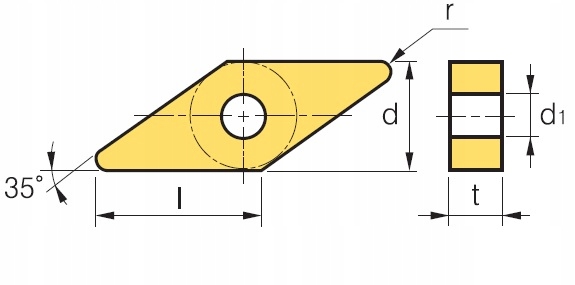 PŁYTKI WĘGLIKOWE VNMG 160408 HS PC5300 KORLOY Marka inny