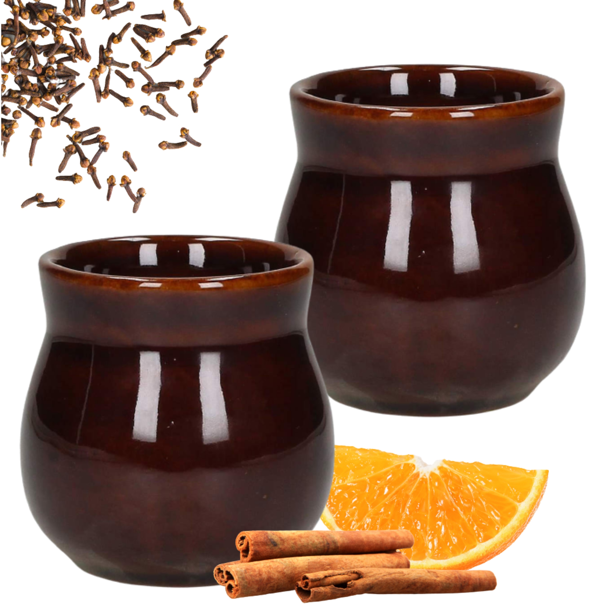 ZESTAW KUBKI do GRZANEGO WINA grzańca 2 szt 250ml }H Pojemność 250 ml