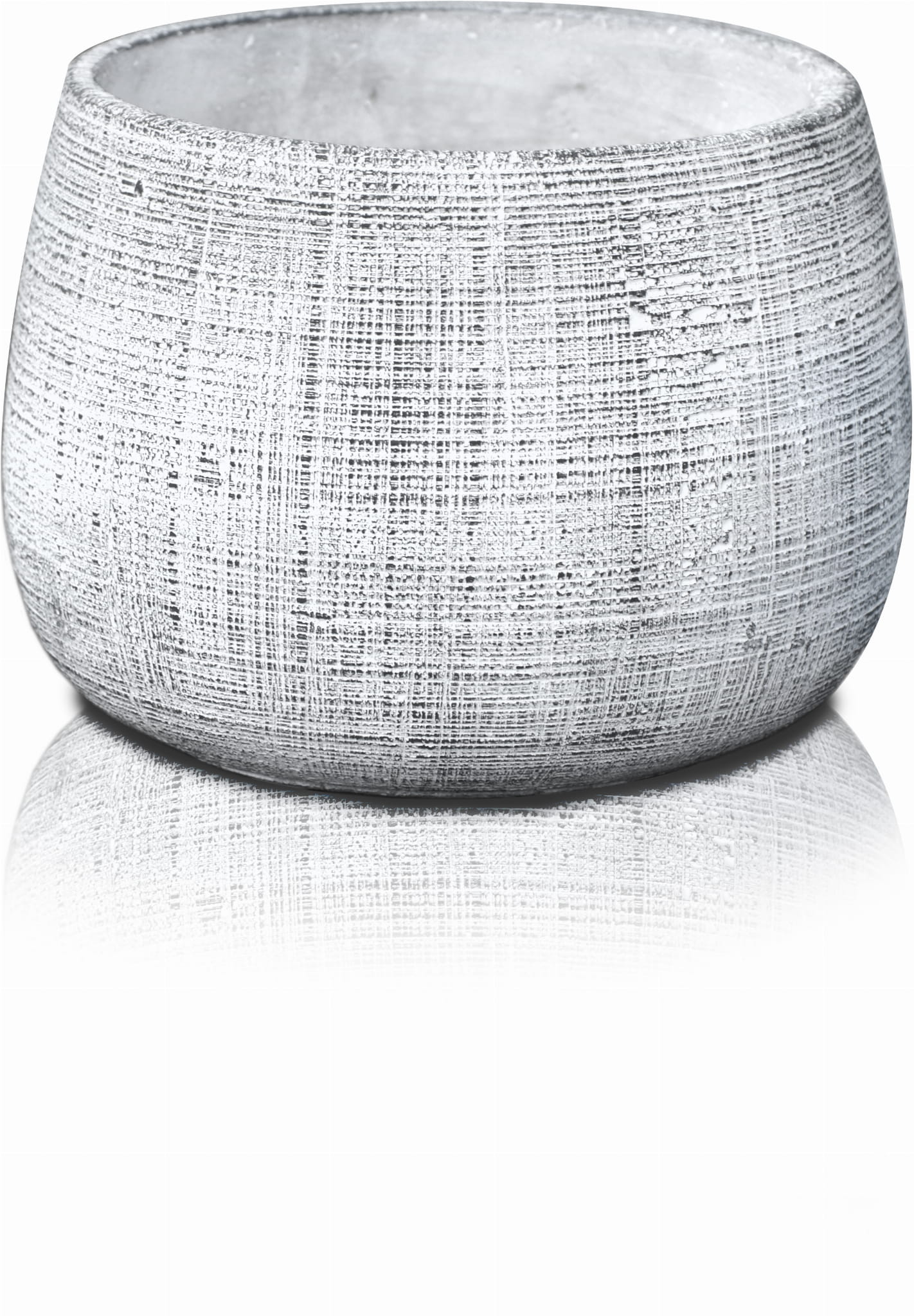 

Osłonka ceramiczna 17x13 cm szara