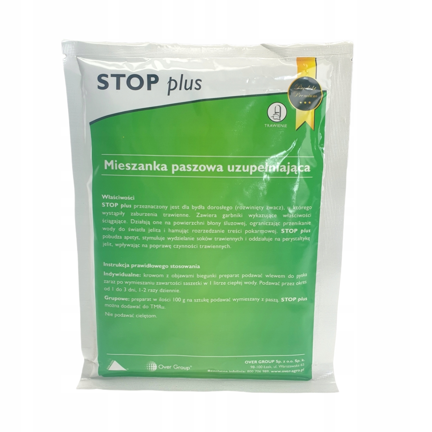 

Over Stop Plus 100g przeciwbiegunkowy na biegunkę