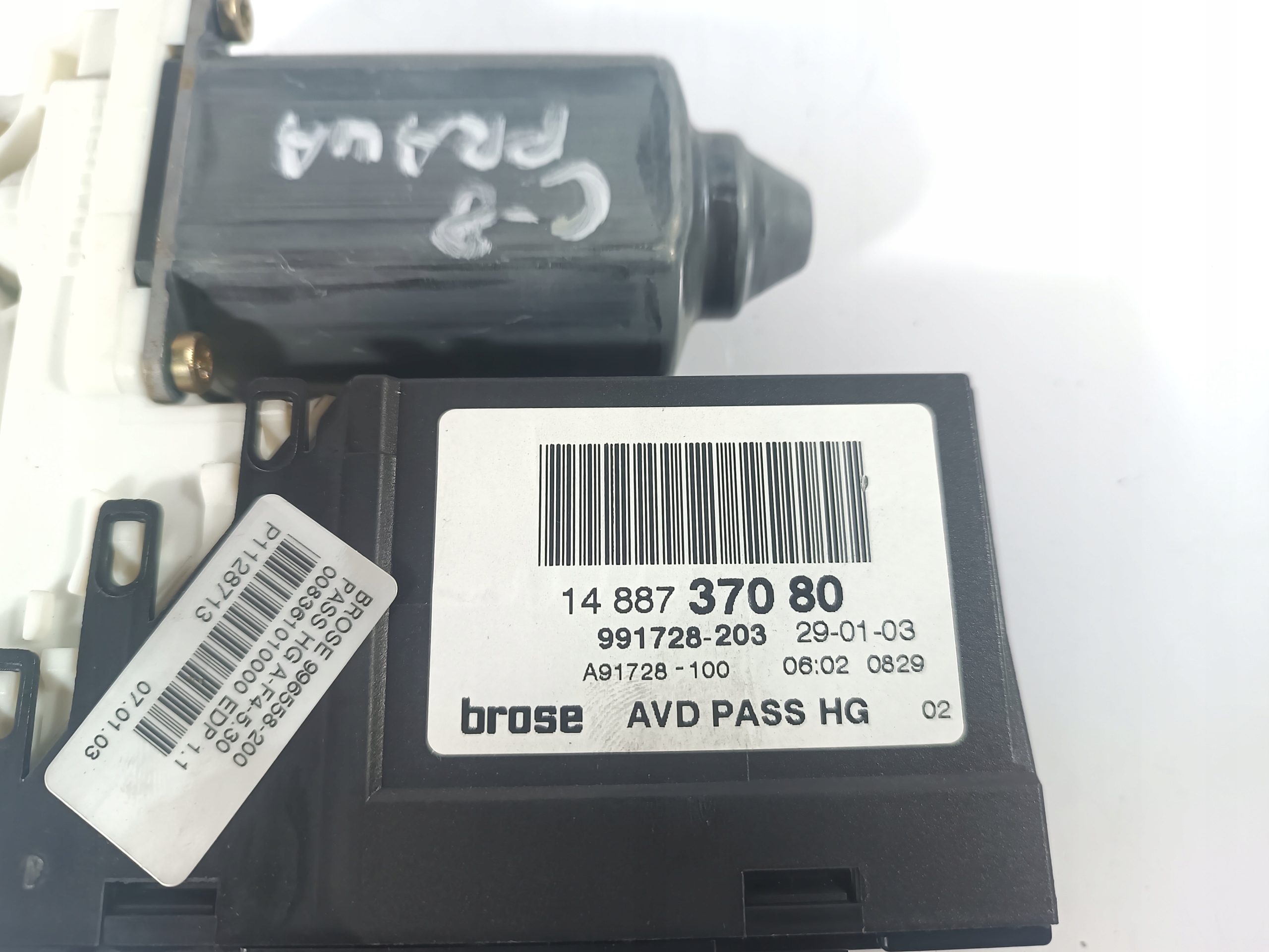 Citroen C8 02-08 mini motor windows right front OE 1488737080