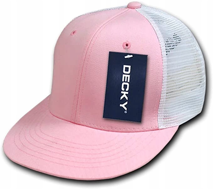

Decky czapka z daszkiem typu trucker różowa