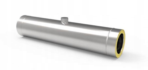 Kd Trubka s měřícím otvorem M64x4 fi 130 1 m 0,5 mm, komín