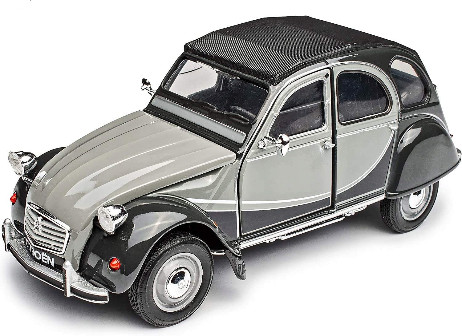1:24 Kovový Model Welly Citroen 2CV 6 Charleston