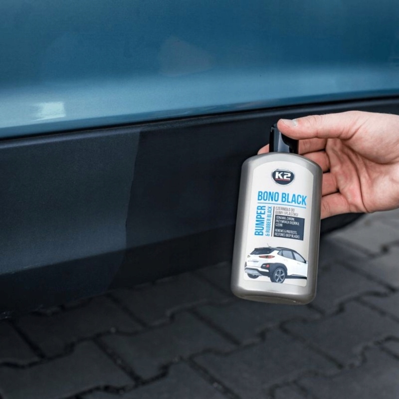 K2 BONO BLACK Czernidło do gumy i plastików 250ml Numer katalogowy producenta k030n