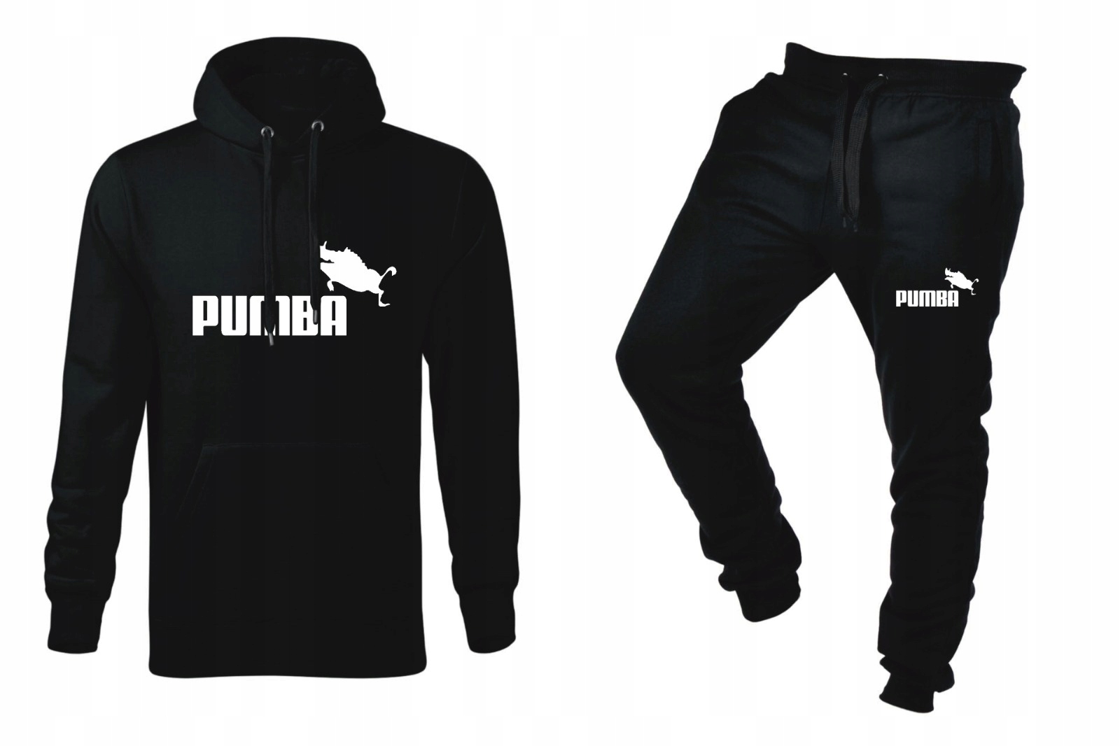 KOMPLET DRESOWY DRES MĘSKI PUMBA CZARNY XL