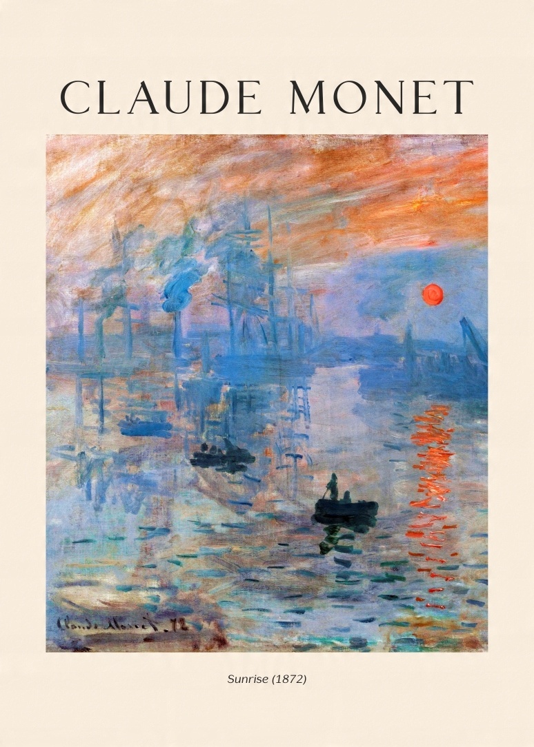

Claude Monet Sunrise Wschód Plakat 50x70cm #248