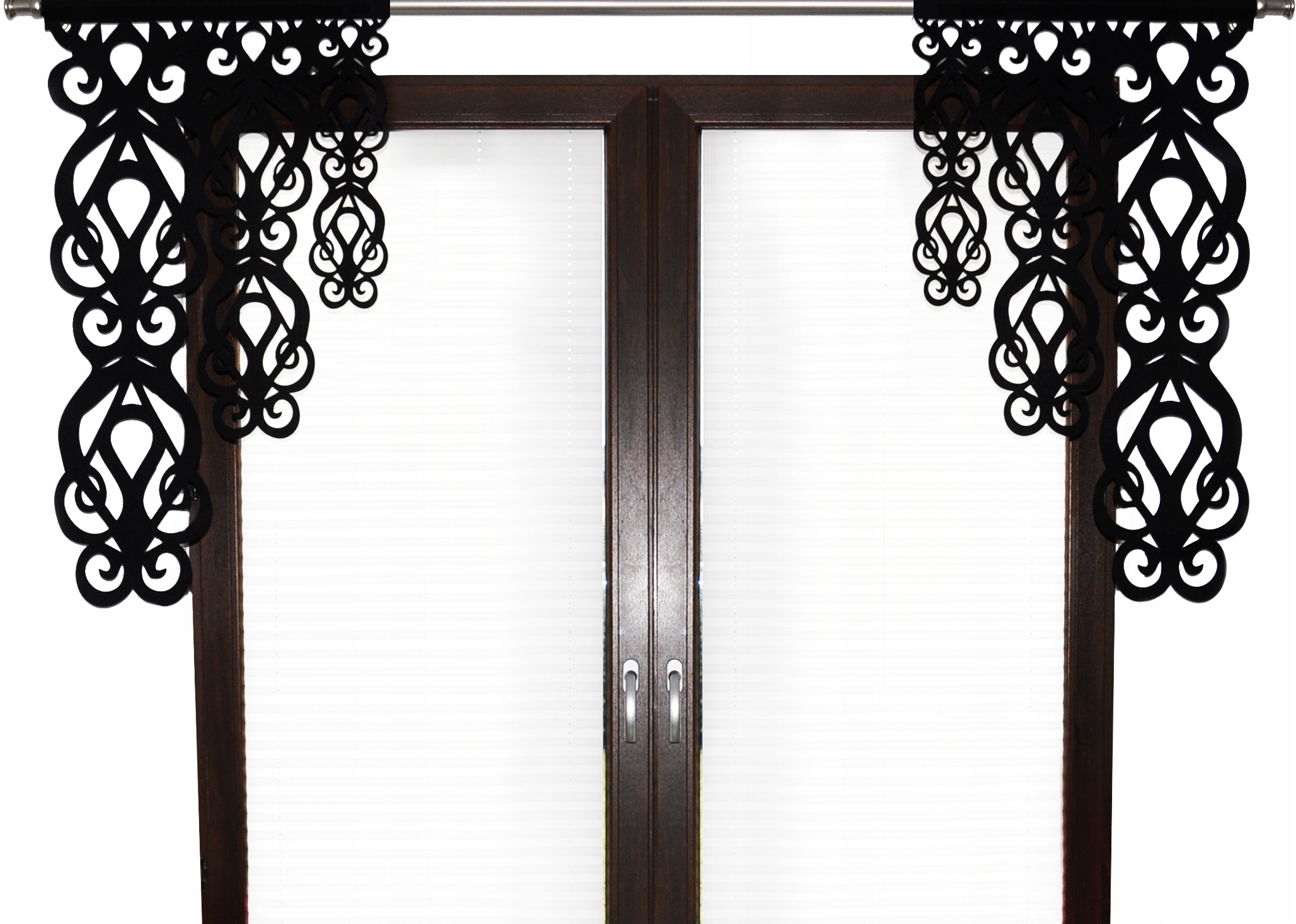 

2 x Ażur Narożny Dekor Pionowy Firana Panel 50/130