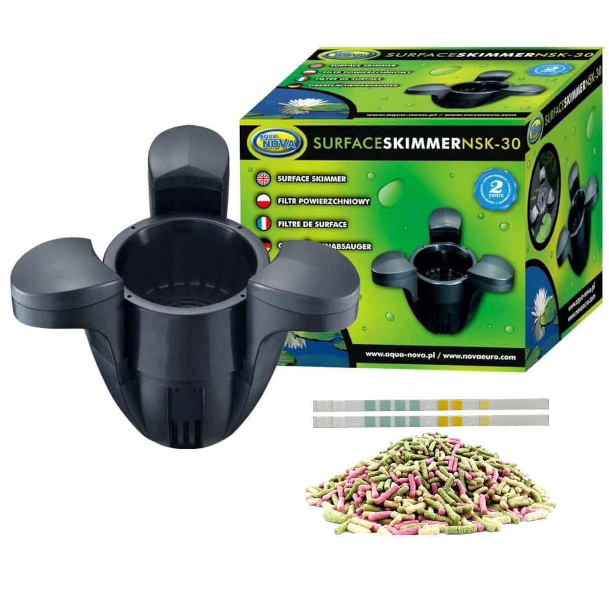 

Filtr Skimmer Z Pompą Do Oczka 2500L/H