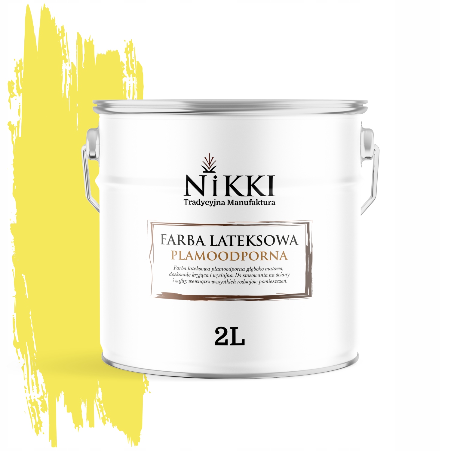 Barva Odolná Proti Skvrnám, Citronová Barva H7276 2L, Hluboký Mat Na Stěny
