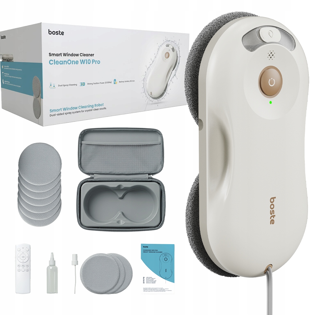 Boste Automatyczna Myjka Robot Do Okien Podciśnieniowa 5500PA Superslim 6cm