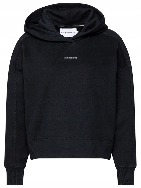 Calvin Klein Jeans Mikina J20J215462 Černá Regular Fit